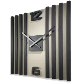 zegar-scienny-czarny-lamele-sq-60cm