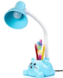 dziecieca-lampka-biurkowa-niebieska-kotek-z-przybornikiem