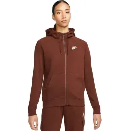 bluza-damska-nike-nsw-essential-flc-fz-hoodie-brazowa-bv4122-273