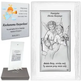 obrazek-srebrny-na-chrzest-dwa-aniolki-ozdobna-ramka-pamiatka-chrztu-swiete