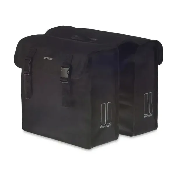 Sakwa rowerowa tylna Basil Mara XL czarny na bagażnik 35L lewa+prawa