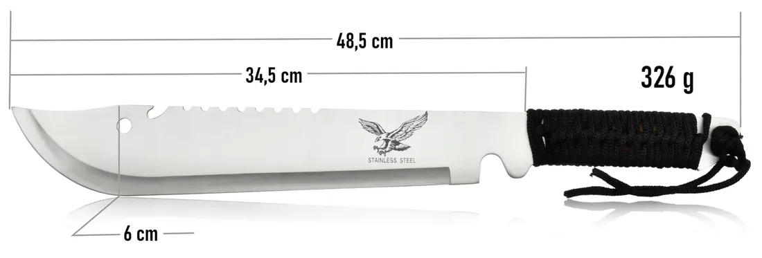mega-noz-maczeta-miecz-silver-pokrowiec