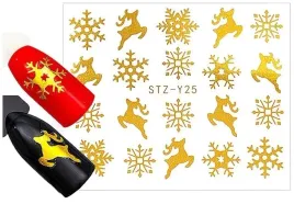 naklejki-wodne-na-paznokcie-swiateczne-renifery-h8