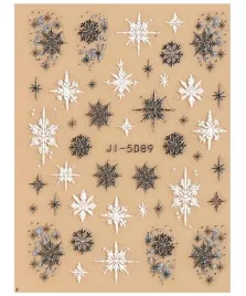 naklejki-5d-na-paznokcie-swiateczne-sniezynki-platki-sniegu-r199