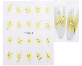 naklejki-ozdoby-3d-na-paznokcie-samoprzylepne-srebrne-zolte-s97