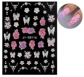 naklejki-ozdoby-5d-na-paznokcie-samoprzylepne-kwiaty-roze-s115