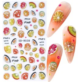 naklejki-ozdoby-5d-na-paznokcie-lato-owoce-fresh-fruits-s143
