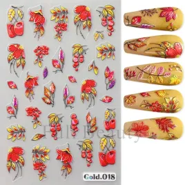 naklejki-ozdoby-3d-na-paznokcie-jesien-zima-liscie-listki-s158