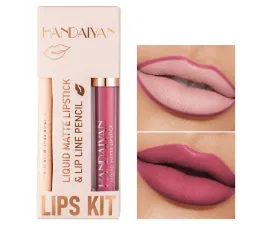 zestaw-matowa-szminka-pomadka-w-plynie-konturowka-do-ust-2w1-handaiyan-10