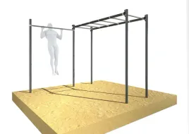 drabinka-gimnastyczna-ogrodowa-pozioma-z-drazkiem-ocynk-street-workout-unde