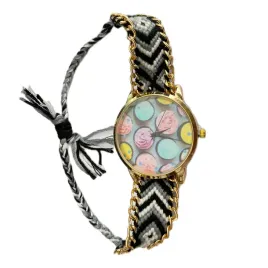 zegarek-na-reke-damski-elegancki-pleciony-lancuszek-kolorowy-boho-zloty-z5d