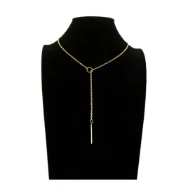 naszyjnik-w-ksztalcie-y-zloty-blaszka-kolo-regulowany-lancuszek-n8-b