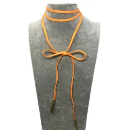 naszyjnik-choker-pomarancz-dlugi-150-cm-rzemyk-zamsz-wiazany-retro-n32-h