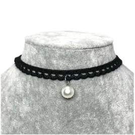 naszyjnik-choker-czarny-koronka-biala-perla-kulka-regulowany-n57-a