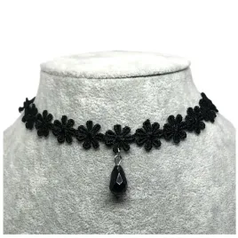 naszyjnik-choker-czarny-koronka-diament-czarny-kwiaty-regulowany-n49