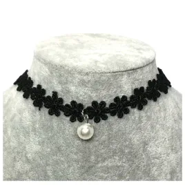 naszyjnik-choker-czarny-koronka-perla-kulka-kwiatowy-kwiaty-regulowany-n50