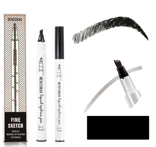 MARKER DO BRWI MICROBLADING PISAK KRESKI WŁOSKI POCZWÓRNY CZARNY BLACK