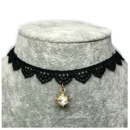naszyjnik-choker-czarny-koronka-korona-diament-zloty-regulowany-n51