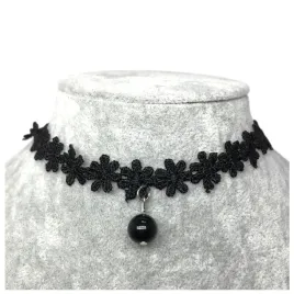naszyjnik-choker-czarny-koronka-czarna-perla-kulka-kwiaty-regulowany-n81