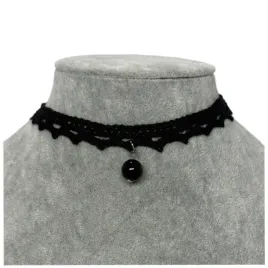 naszyjnik-choker-czarny-koronka-czarna-perla-kulka-wloczka-regulowany-n91