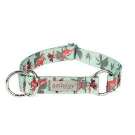 amiplay-obroza-polzaciskowa-behappy-l-35-50x25cm-obroza-dla-psa-flamingo