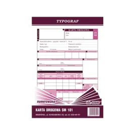 karta-drogowa-a5-sm-101-numerowana-na-samochody-osobowe