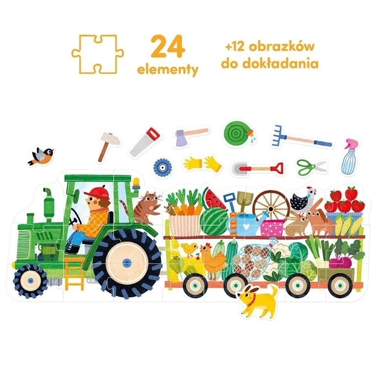 czuczu-moto-puzzle-traktor-wiek-2-stan-nowy