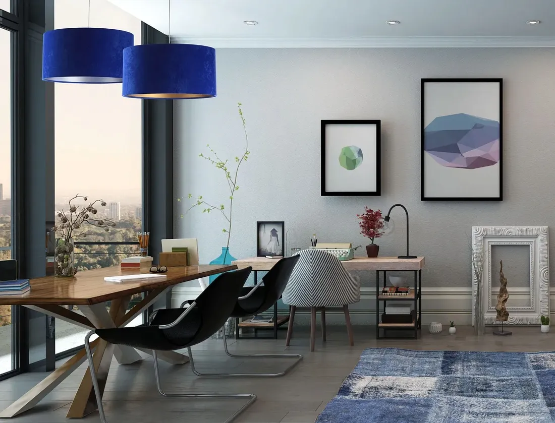 lampa-zyrandol-wiszaca-sufitowa-home-30-niebieska-srebrna