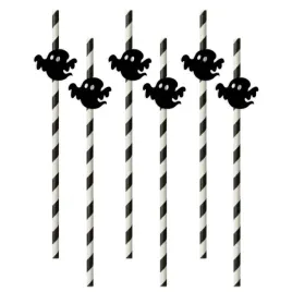 slomki-halloween-duszki-bialo-czarne-195-cm-6-szt
