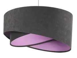 lampa-zyrandol-wiszaca-sufitowa-gemstone-gray-grafitowa-fioletowa