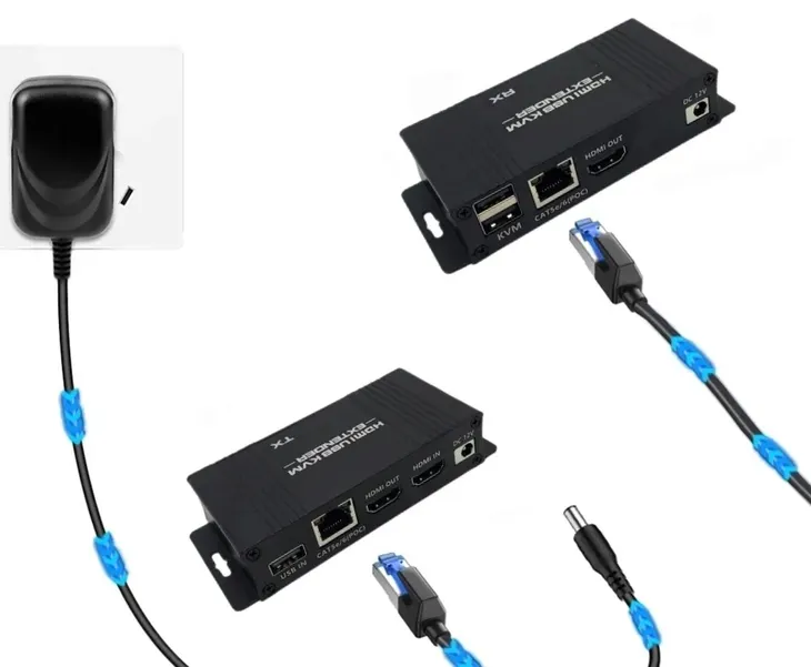 extender-przedluzacz-kvm-hdmi-ip-utp-kat5-stan-nowy