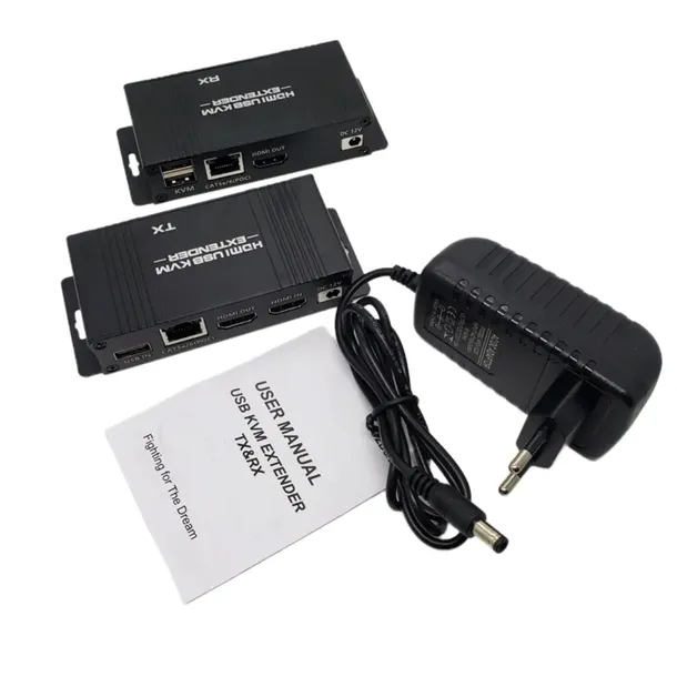 extender-przedluzacz-kvm-hdmi-ip-utp-kat5-stan-nowy