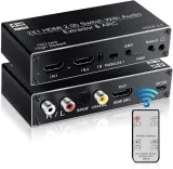 switch-hdmi-2-0-2x1-ekstraktor-spdif-4k-pilot-stan-nowy