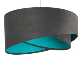 lampa-zyrandol-wiszaca-sufitowa-gemstone-gray-grafitowa-turkusowa
