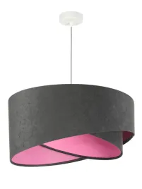 lampa-zyrandol-wiszaca-sufitowa-gemstone-gray-grafitowa-rozowa