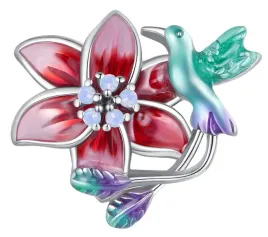 charms-srebro-925-kwiat-i-ptak-czerwinski