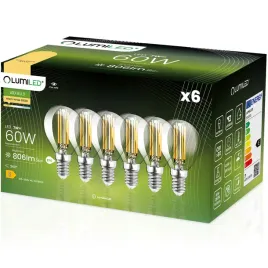 6x-zarowka-led-e14-kulka-7w-60w-3000k-ciepla-filament-ozdobna-lumiled