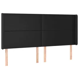 zaglowek-uszak-czarny-203x16x118-128-cm-sztuczna-skora