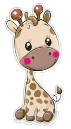 dekoracja-scienna-zyrafka