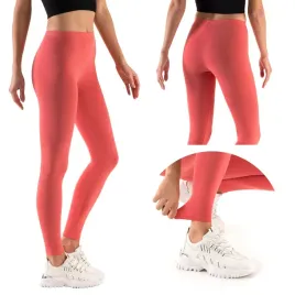 legginsy-damskie-bawelniane-dlugie-getry-koral-2xl