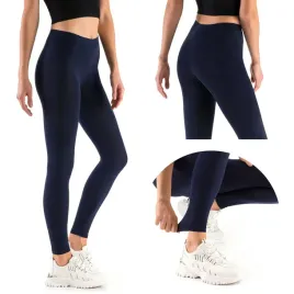 legginsy-damskie-bawelniane-dlugie-getry-granat-l