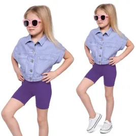 krotkie-dzieciece-legginsy-szorty-getry-fiolet-134