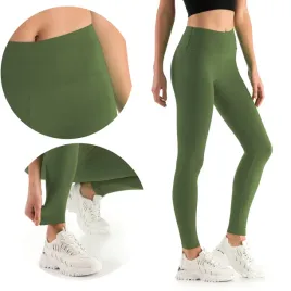 legginsy-damskie-z-wysokim-stanem-getry-khaki-40