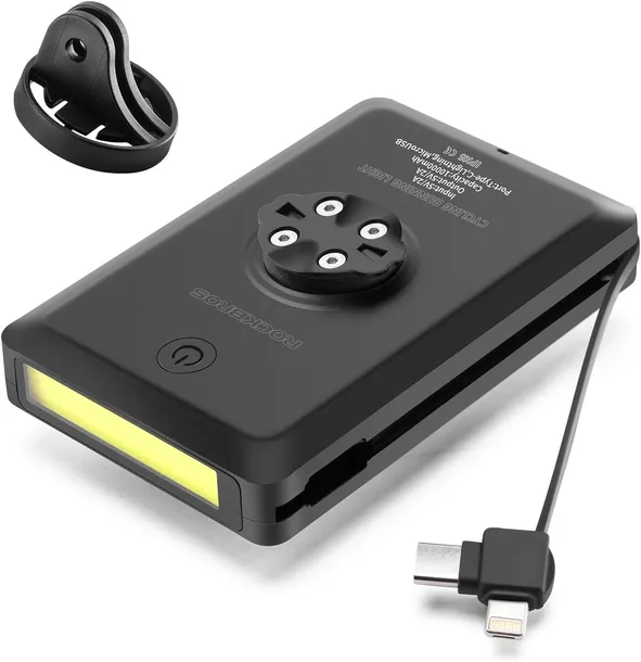 Powerbank 10000 mAh+lampka 200LM USB-C iphone Garmin/GoPro ROCKBROS JP009