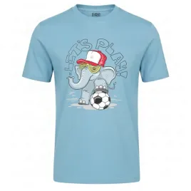 koszulka-dziecieca-t-shirt-z-nadrukiem-slonika-dla-malego-pilkarza-140