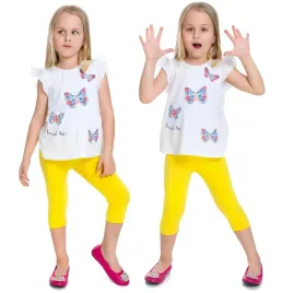 legginsy-dzieciece-3-4-getry-rybaczki-zolte-140