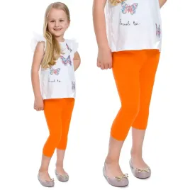 legginsy-dzieciece-3-4-getry-rybaczki-pomaranczowe