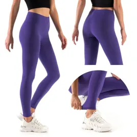 legginsy-damskie-bawelniane-dlugie-getry-fiolet-l
