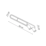 spot-parma-2-dlugi-czarny-2xgu10-led-cct-dlugosc-wysokosc-60-cm