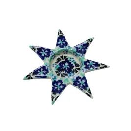 ceramiczny-swiecznik-gwiazda-ceramika-boleslawiec
